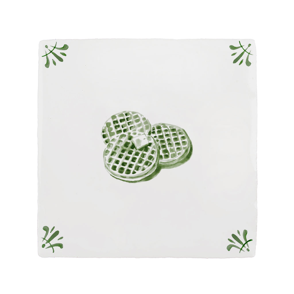 Waffle Delft Tile