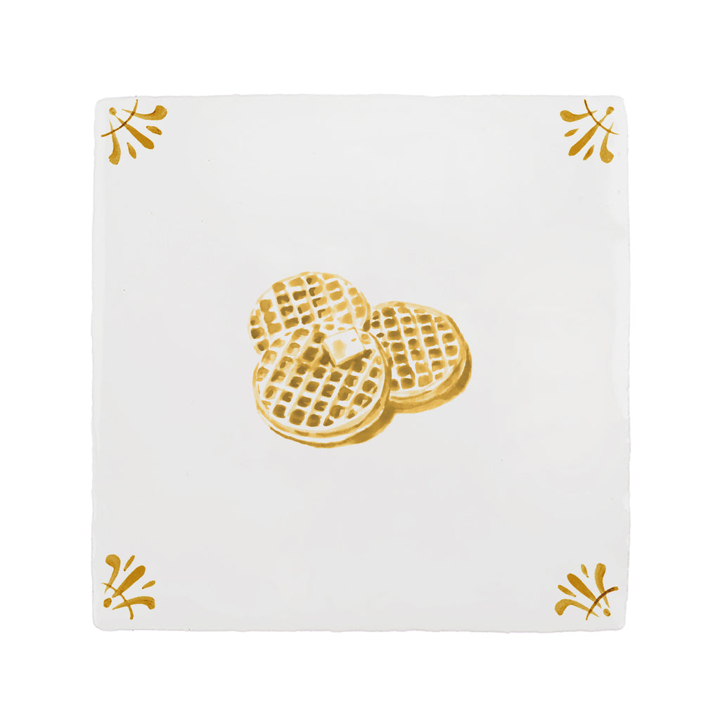 Waffle Delft Tile