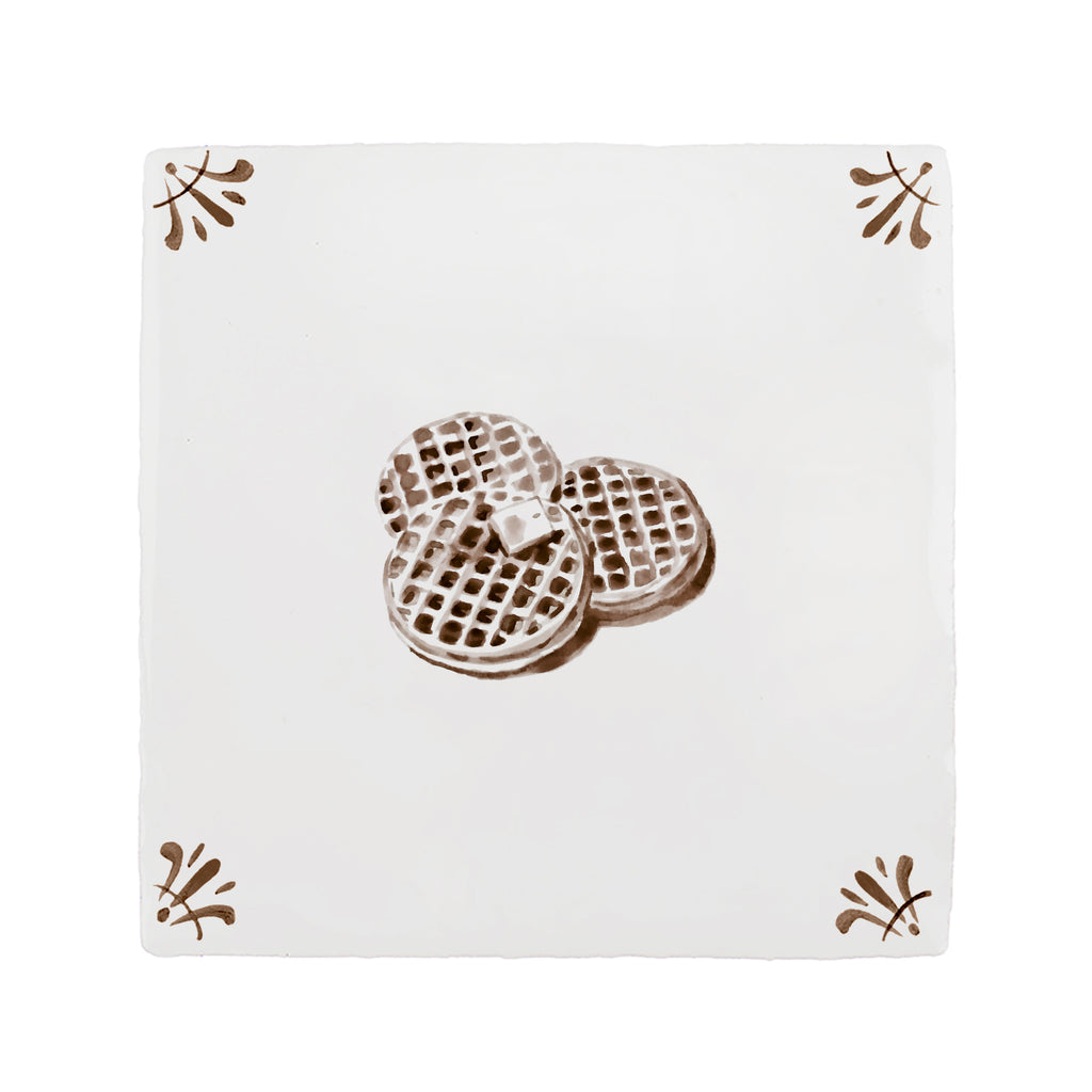 Waffle Delft Tile