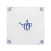 Watering Can Delft Tile