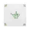 Watering Can Delft Tile