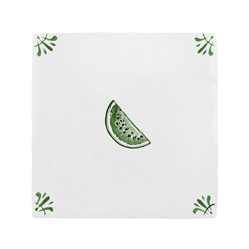 Watermelon Delft Tile