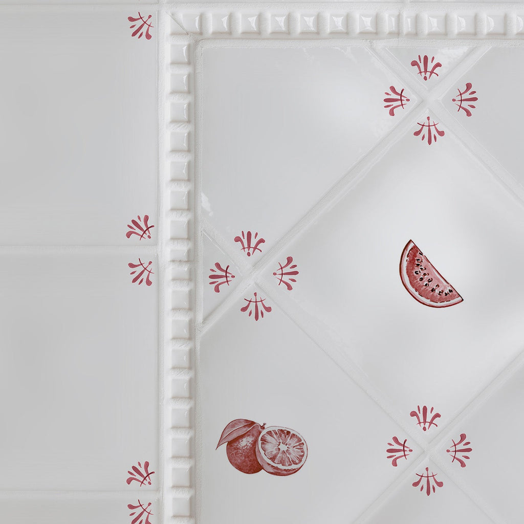 Watermelon Delft Tile