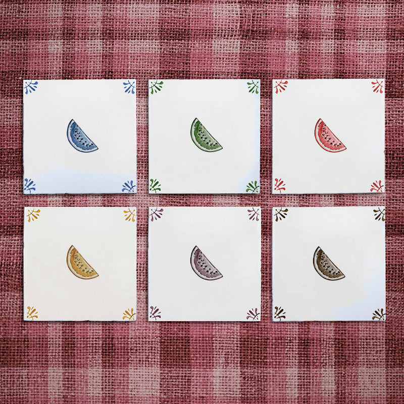 Watermelon Delft Tile