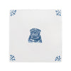 Watson the Pug Delft Tile