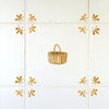 Wicker Basket Delft Tile