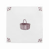 Wicker Basket Delft Tile