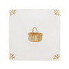 Wicker Basket Delft Tile