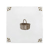 Wicker Basket Delft Tile