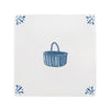 Wicker Basket Delft Tile