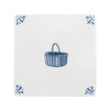 Wicker Basket Delft Tile