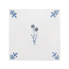 Wild Daisy Delft Tile, Gold Lustre