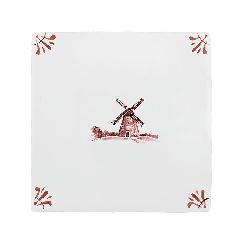 Windmill Delft Tile