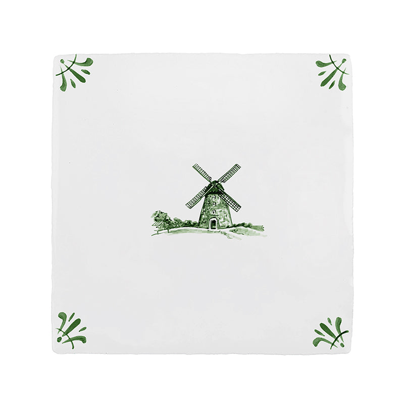 Windmill Delft Tile