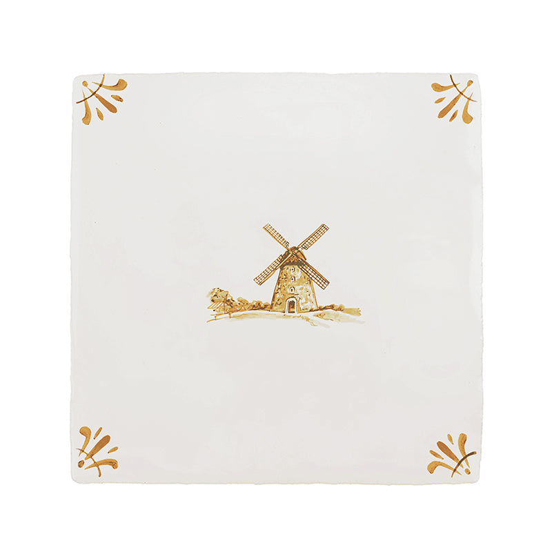 Windmill Delft Tile