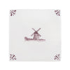 Windmill Delft Tile