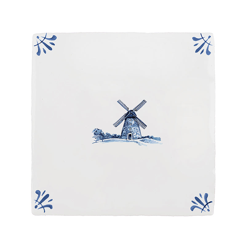Windmill Delft Tile