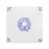 Festive Wreath Delft Tile