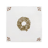 Festive Wreath Delft Tile