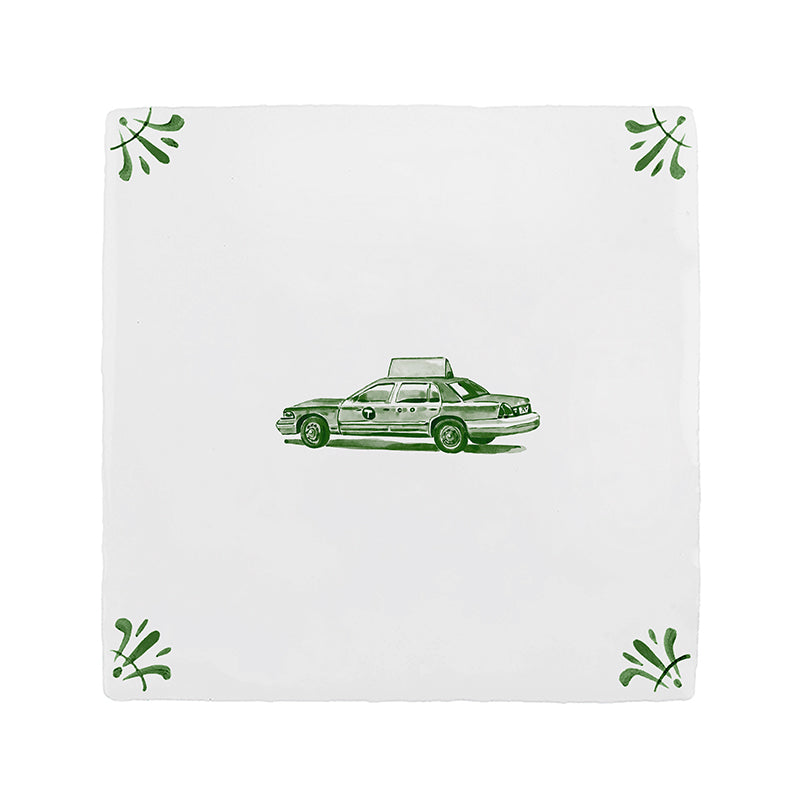Yellow Cab Delft Tile