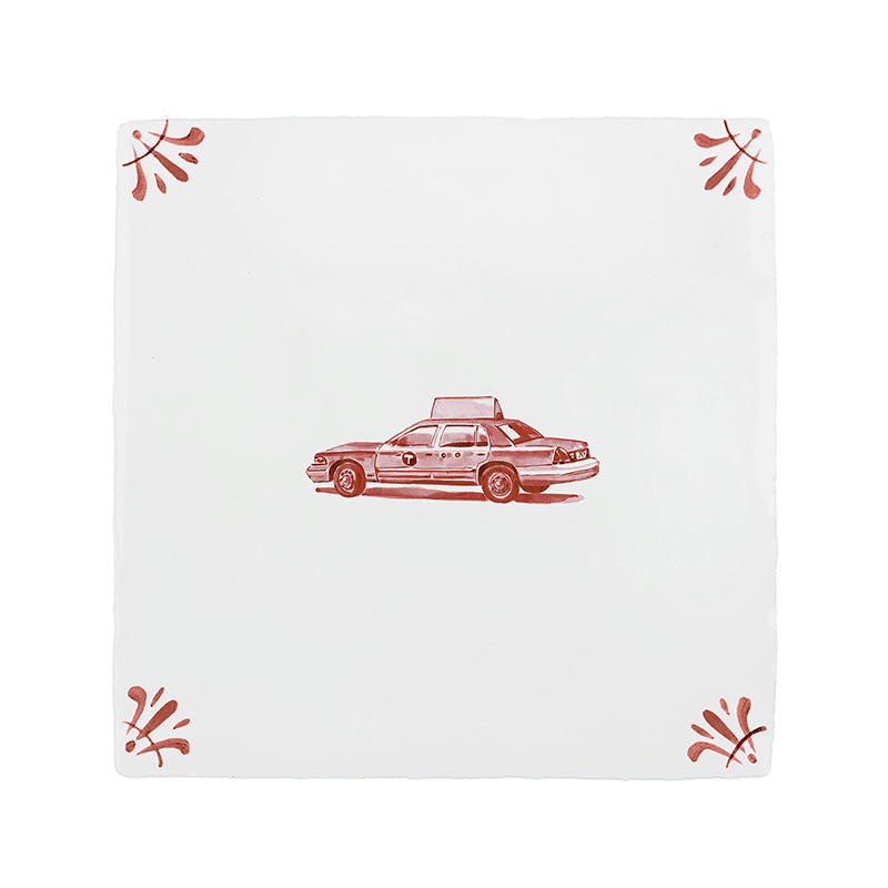 Yellow Cab Delft Tile