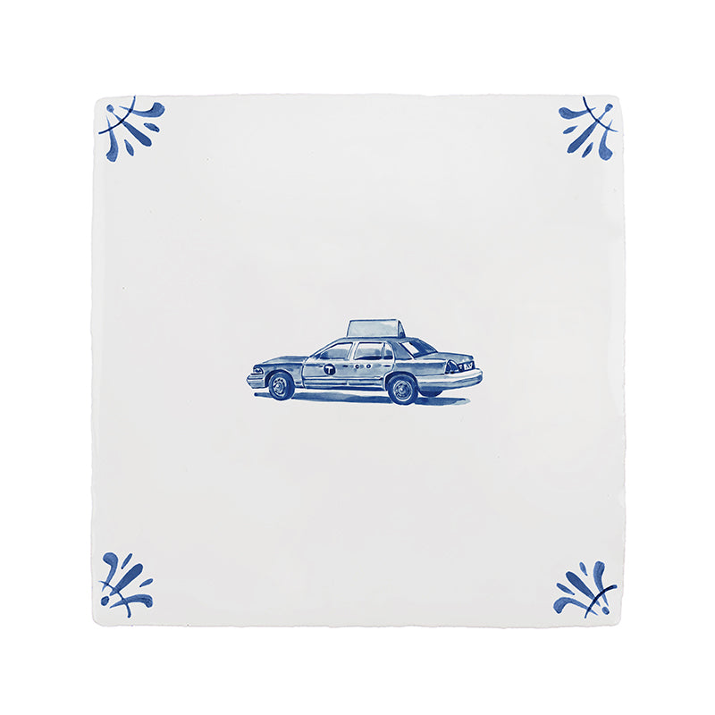 Yellow Cab Delft Tile