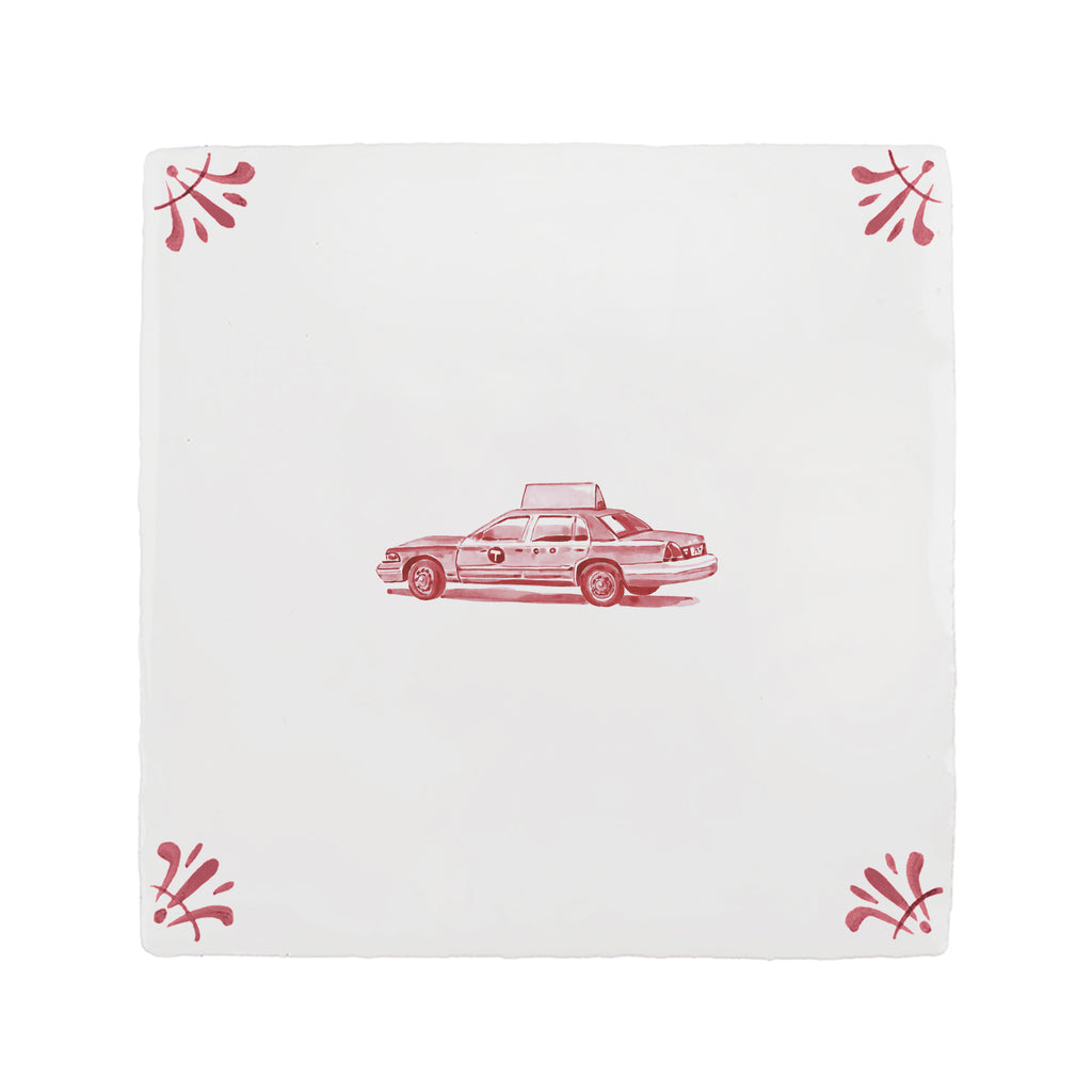 Yellow Cab Delft Tile