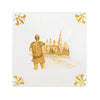 Hitch Hikers Delft Tile