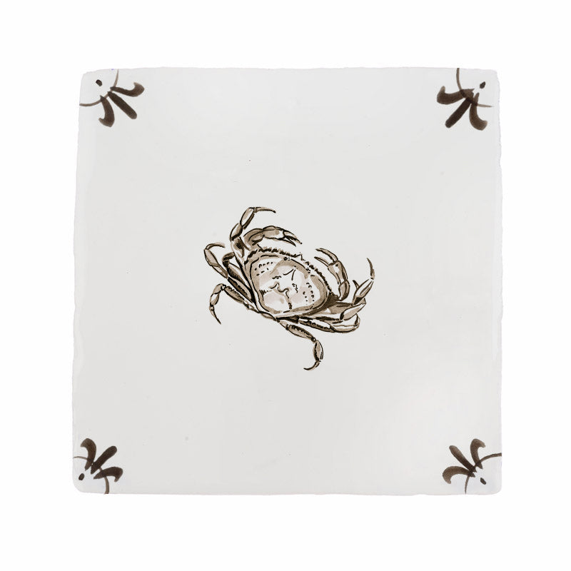 Crab Delft Tile