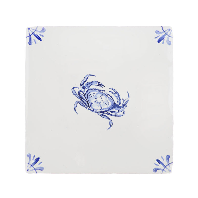 Crab Delft Tile