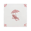 Sun Lounger and Parasol Delft Tile