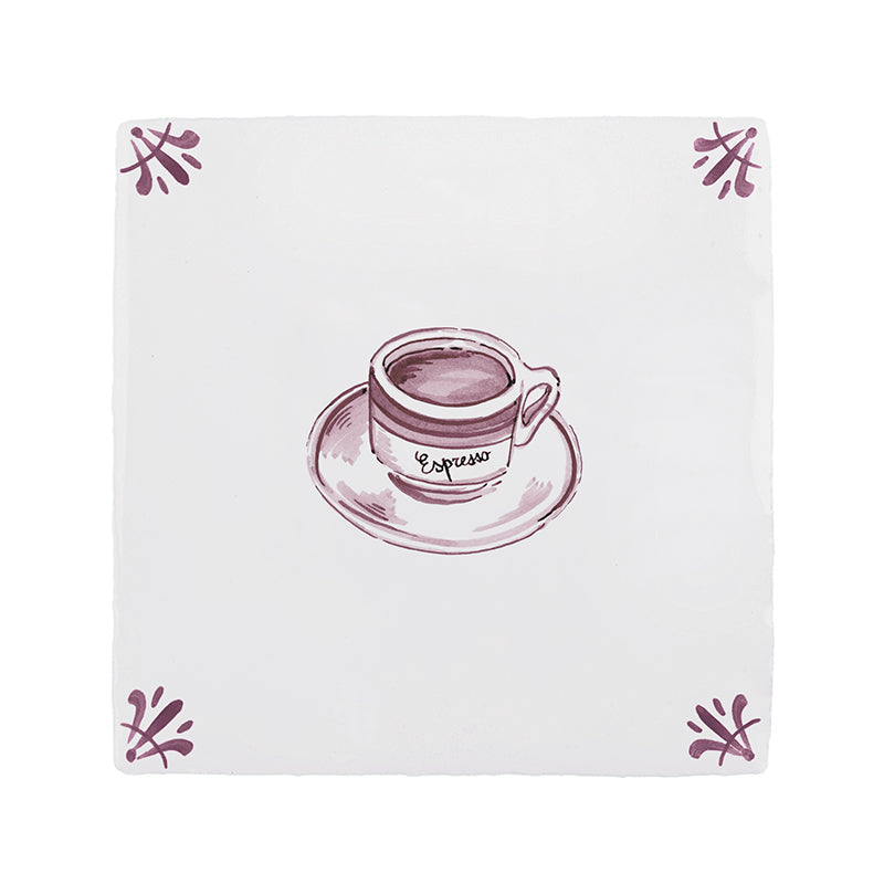 Espresso Delft Tile