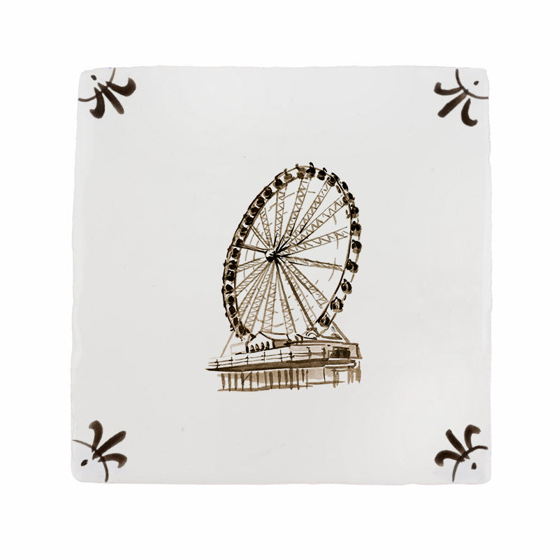 Brighton Ferris Wheel Delft Tile