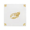 Lobster Delft Tile