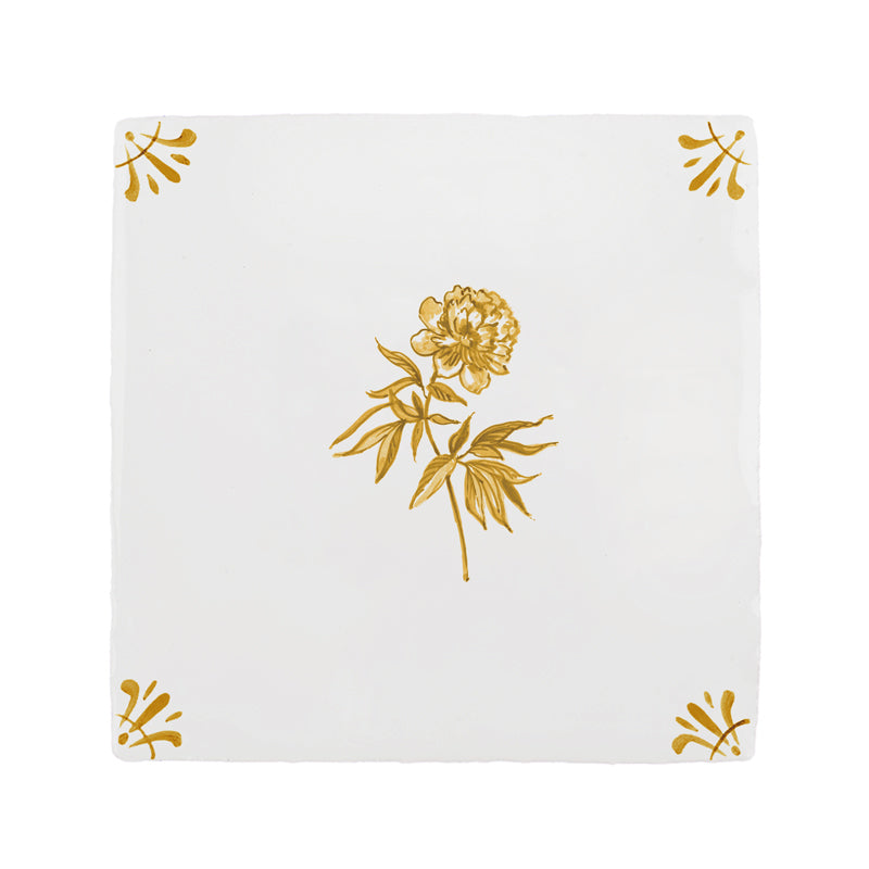 Peony Delft Tile