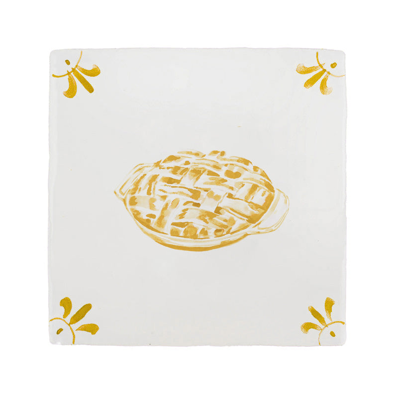 Apple Pie Delft Tile