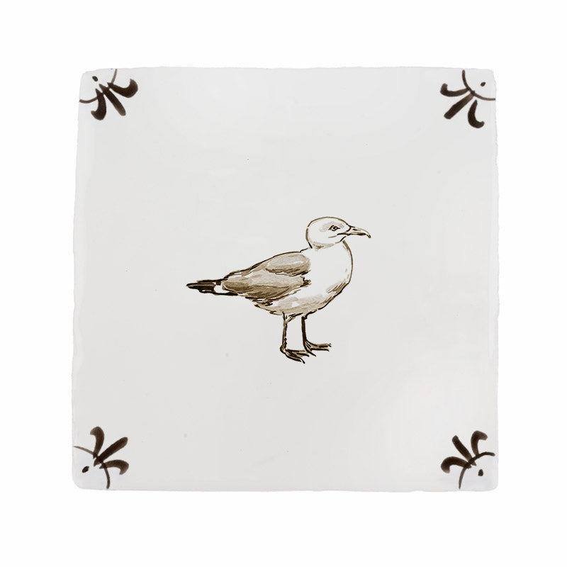 Seagull Delft Tile