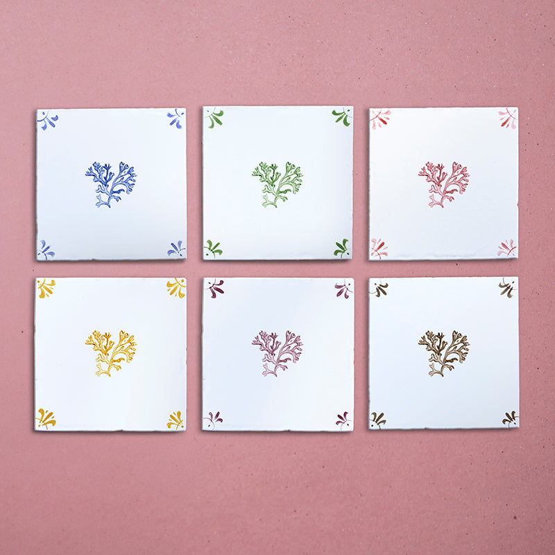 Seaweed Delft Tile
