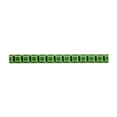 Studded Delft Trim, Green