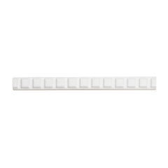 Studded Delft Trim, White