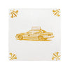 Yellow Cab Delft Tile