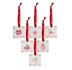 Mini Delft Charms, Crimson