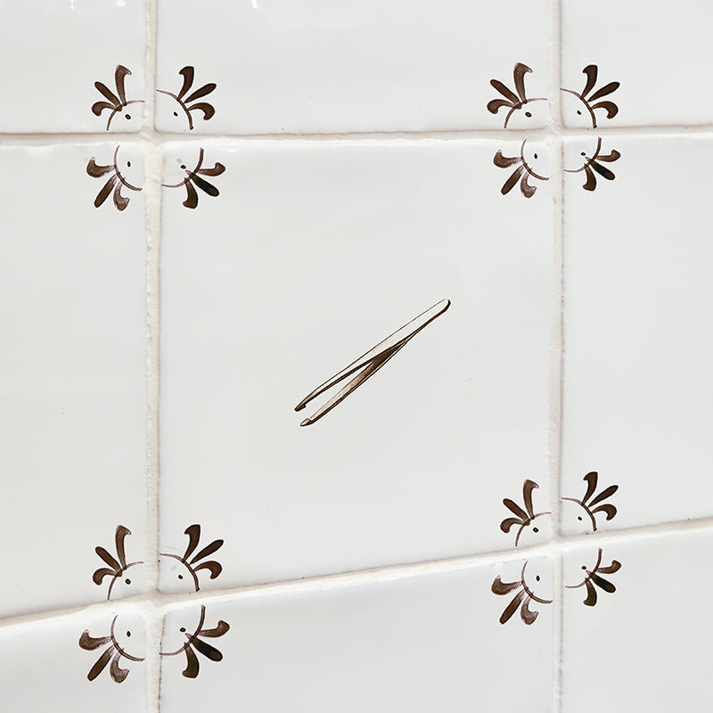 Tweezers Delft Tile