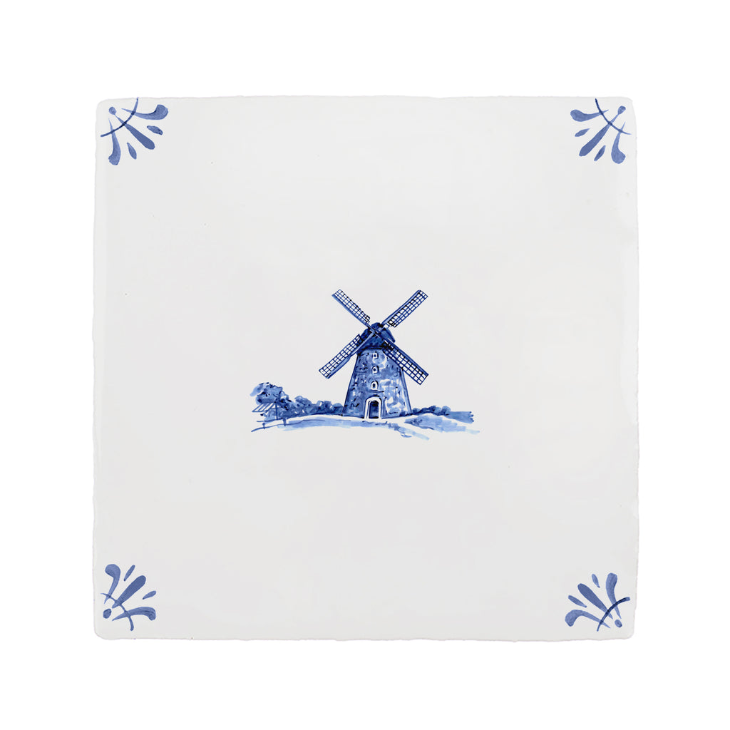 Windmill Delft Tile
