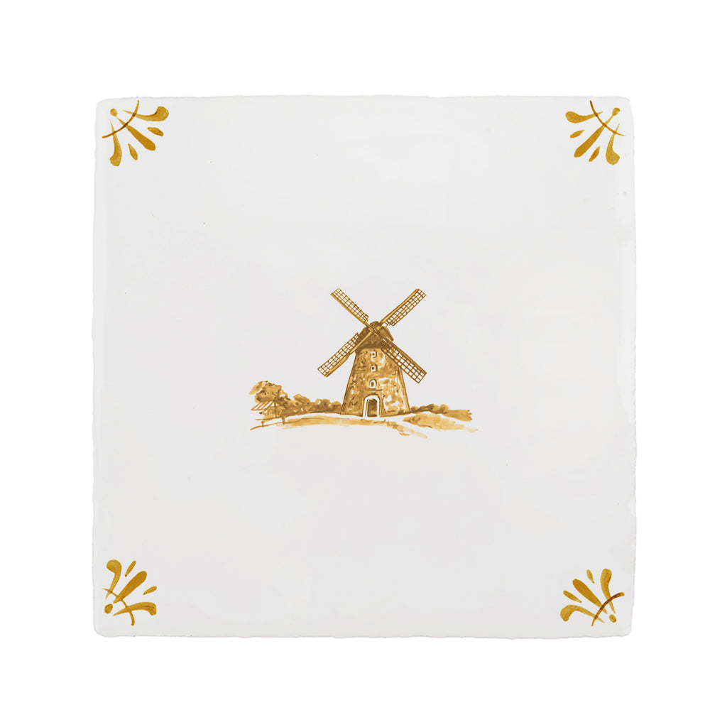 Windmill Delft Tile
