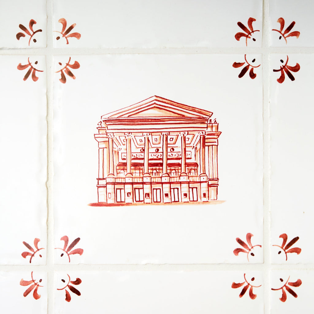 Royal Opera House Delft Tile