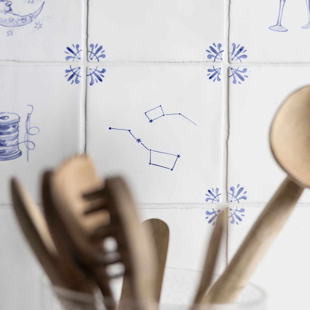 The Big Dipper Delft Tile