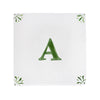 Alphabet A Delft Tile