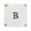 Alphabet B Delft Tile