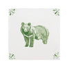Black Bear Delft Tile